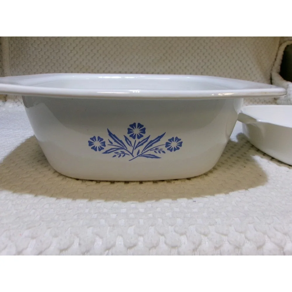 Corning Ware Cornflower Blue‎ Casserole Set 4 Qt Dutch Oven P-34-B 1 Qt P-1-B